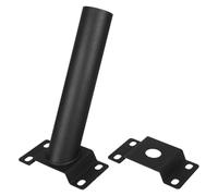 Veemoon Solar Light Bracket for Street Lights and LED Outdoor Fixtures Black Steel Construction with Stable Support and Solar Powered Design