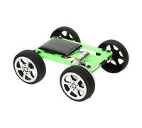 Veemoon Solar Powered Car Model Kit, 1 Set Solar Panel Car Toy Educational Teaching Aid for Schools, Creativity and Interest in Technology