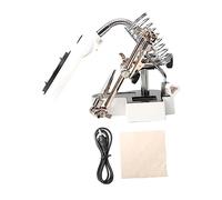 Veemoon Solder Iron Magnifier Stand Built Magnifying Glass Rotation for Third Hand Soldering Auxiliary Clip Magnifier