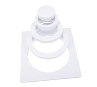 Veemoon Solid Foams Cube Photo Props for Makeup Tools and Still Life, White Eva Foam Strong Load-bearing Capacity and Water Resistant, for Photography Background and Product Photoshoot