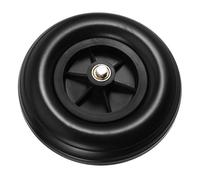 Veemoon Solid Wheel Replacement for Wheelchairs Front Casters PU PVC Material Anti-Slip Grip Front Wheelchair Accessories for Seniors Walkers