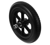 Veemoon Solid Wheelchair Rear Wheel Replacement with Adjustable Inflation Shock-Absorbing Caster Tire for Manual Wheelchairs Walkers and Strollers Lightweight Mobility Part