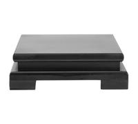 Veemoon Solid Wood Square Base Plant Stand 23cm X 4.3cm Wooden Riser for Indoor Potted Plants Vase Fish Tank Display Household Decorative