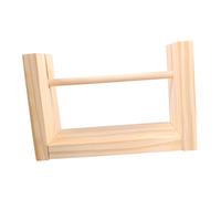 Veemoon Solid Wood Yarn Spool and Auxiliary Crochet Tool Large Base Plate, Rotatable Bobbin Stand for Embroidery and Beading, Wooden Spindle for Thread Storage in Sewing and Craft