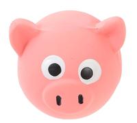 Veemoon Sounding Pig Head Toy for Dogs Chew Toy Squeaker for Puppies and Small Dogs