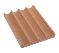 Veemoon Spanish Cedar Cigar Tray with 4 Deep Slots for Cigar Preservation and Prevention of Accidental Drops, Solid Wooden Tray for Gathering or Office Use