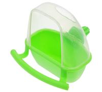 Veemoon Splash-proof Parrot Food Feeder Box for Birdcages, Plastic Bird Feeder with Sturdy Design and Reasonable Capacity, for Pigeons and Parrots