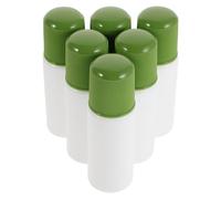 Veemoon Sponge Tip Applicator Bottles Liquid Dauber Bottles 6pcs Refillable 30ml for Leakproof Plastic and Green Sponge Head Dispenser Containers Travel Cosmetic Use