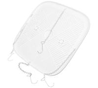 Veemoon Square Coral-shaped Air Conditioner Vent Deflector for Ceiling Ac Vents, Plastic Central Air Conditioning Outlet Grille with Effective Airflow Distribution and Easy Maintenance