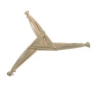 Veemoon St Brigid's Cross Handwoven Rush Wall Hanging for Home Display
