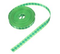 Veemoon St Patrick's Day Craft Ribbon Yards Green Shamrock Printed Cloth Ribbon for Gift Wrapping DIY Bow Knots Party Decorations Festive Present Packing Strap