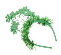 Veemoon St Patricks Day Festival Photo Prop Shamrock Headpiece Distinctive Design Cloth Lightweight Comfortable Most People Photo Prop 9.04x5.89x1.57in