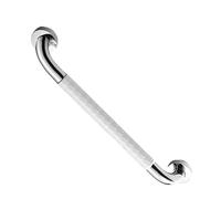 Veemoon Stainless Steel Bathroom Handrail Slip Safety Grab Bar for Toilet Bathtub Stair Easy Install with Enlarged Base Suitable for Seniors and Public Places