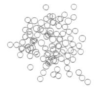 Veemoon Stainless Steel Double Ring Connectors Lure Connectors 100pcs Fishing Split Rings with Quick Rigging and Double Wire Design for Freshwater Big Game