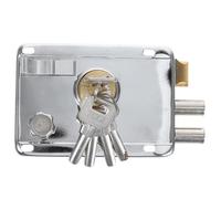 Veemoon Stainless Steel Exterior Door Lock with Enhanced Security and Versatile Compatibility, Sl esign for Bedroom and Dormitory Use, Portable Replacement for Door Sets