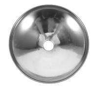 Veemoon Stainless Steel Eyewash Basin Replacement with Male Threaded Heavy-Duty Industrial Emergency Eye Wash Sink Bowl for Laboratory and Factory Safety Shower Stations Optimized Flow