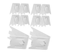 Veemoon Stainless Steel Freezer Shelf Replacement Clips Sturdy Refrigerator Shelf Bracket Easy to Install 10-Piece Set for Organizing Fridge and Freezer Spaces
