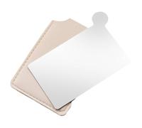 Veemoon Stainless Steel Mini Makeup Mixing Palette Set with Mirror, Portable Foundation Blending Tray for Professional Cosmetic Artistry and Travel Use