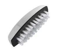 Veemoon Stainless Steel Nail Brush with Ergonomic Handle for Women Men Hand Scrubbing Cleaning Brush for Mechanics Gardeners Landscapers Comfortable Grip Nail Cleaning Tool