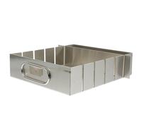 Veemoon Stainless Steel Nougat Tray Mold Set Divider and 3kg Shaping Pan, Baking Sheet Pan for Nougat Candy and Gelatin Cake Cutting, Candy Making Baking Supplies for DIY