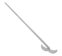 Veemoon Stainless Steel Stirring Rod Bar High Temperature Resistance with Copper Chuck, Professional Mixing Paddle and Remarkable Stirring Effect for Industrial and Agricultural Use