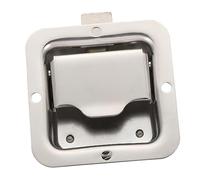 Veemoon Stainless Steel Toolbox Lock Buried Type Drawer Lock for Rv Door Accessory Sturdy and Durable Paddle Handle Design Mirror Finished and Wear Resistant for Trailers and Trucks