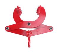 Veemoon Steel Pallet Puller Clamp 1 Ton Capacity Scissor Grabber for Material Handling and Pallet Unloading in Industrial Warehouses