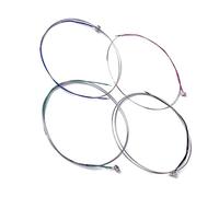 Veemoon Steel Violin Strings Set g d a e Ball End for 3/4 4/4 Violins Sturdy Steel Core Replacement Strings