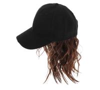 Veemoon Style Short Curly Hair Wig Hat for Women Men Fashionable Baseball Cap with Integrated Synthetic Hair Chic Everyday Use Special Events Comfortable Secure Fit