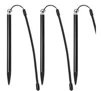 Veemoon Stylus with Spring Tether, 3pcs Portable Elastic String Stylus Pen Scratch Proof Touch Pen Tip High Sensitivity Precision Capacitive Screen Draw Pencil Resistive Phone Computer Tablet, Style 3