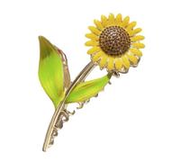 Veemoon Sunflower Hair Clip Durable Claw Clip for Women Lightweight Flower Hair Clamp for All Day Hold Intricate Design for Easy Styling