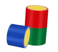 Veemoon Supermarket Bag Sealing Tape 24 Rolls High Adhesive Red Green Blue Tape for Stainless Steel Sealing Machines Suitable for Fruit and Packaging Bags