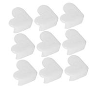 Veemoon Table Corner Collision Prevention Set 10pcs Soft Corner Protectors Guards Elastic Furniture Corner Covers for Boys and Girls and Elders White