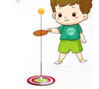 Veemoon Table Tennis Trainer Enhancing Eye and Hand Coordination for Personal Training and and Plastic Material with Flexible Shaft Suitable as Interactive Toy and for Parents