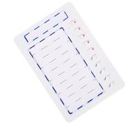 Veemoon Teens Planning Reminder Chart Rewards Chart 14.5x10.2inch Plastic Sliding Punch Daily Task Planning Office Home Use with Pen for Family