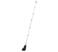 Veemoon Telescoping Stainless Steel Gutter Cleaner Brush with Long Reach Pole for Efficient Cleaning of Gutters and Downspouts and Smooth Drainage Maintenance