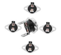 Veemoon Thermostat Thermal Replacement Heater Parts 250v Dryer 5pcs Install 16a 185℉ Lightweight Aluminium Alloy Fuse for Convenient to Household Appliances