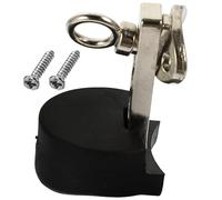 Veemoon Thumb Support Rest with Cushion Clarinet Steel Stainless Set Practical and Rubber Comfortable Black Thumb Rest Accessory for Clarinet Playing