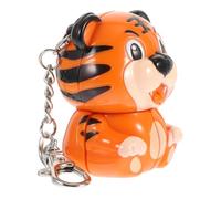 Veemoon Tiger Cube Animal Puzzle Keychain Decorative Plaything for and Creative Play Durable and Fun Twisting Block for Adults