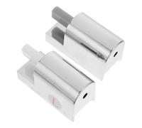 Veemoon Toilet Seat Replacement Hinges Soft Close Abs Square Shell Slow Lowering Mechanism Quiet Plastic Toilet Seat Soft Close Hinges for Bathroom Renovation