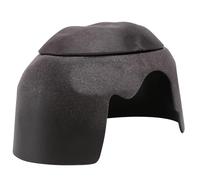 Veemoon Tortoise Shelter Humidification Cave with Ceramic Basin Small Reptile Refuge Hideaway Safe Habitat for Lizards Turtles and Small Pets