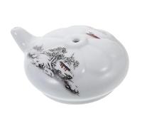 Veemoon Traditional Chinese Art Ceramic Water Dropper Ink Reservoir for Calligraphy Sturdy Attractive for Artists