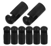 Veemoon Trampoline Pole Covers 8Pcs Plastic Replacement Caps for Trampoline Safety Net Poles Universal Accessories for Repair and Installation