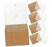 Veemoon Translucent Letter Envelopes Portable Blank Invitation Envelopes for Wedding Greeting Cards Postcards and Personal Mail