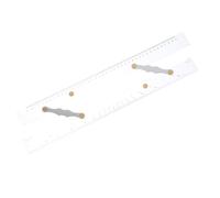 Veemoon Transparent Acrylic Navigation Parallel Ruler for Chart Plotting Accurate Nautical Measuring Tool for Ocean Navigation Coastal Piloting and Surveying