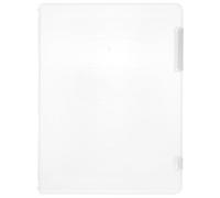 Veemoon Transparent Document Box File Folder Organizer with Desktop Storage for Certificates Receipts and Office Papers Lightweight and Portable Filing Container for Home School and Work