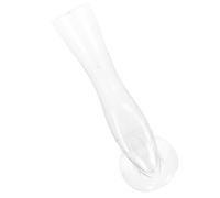 Veemoon Transparent Foot Mannequin with Base for Socks Display, Unisex Plastic Sock Model Stand, Adult Women Stockings Feet Display Holder for Retail and Home Use