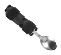 Veemoon Tremble Adaptive Spoon with Cuff Portable Lightweight Tableware for Seniors and Disabled Hands Easy to Clean Rehabilitation Utensil for Arthritis and Users