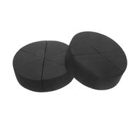 Veemoon Triangle Makeup Puff 12pcs Black Wet Foundation Blending Sponges for Powder and Cream Cosmetic Application, Suitable for Professional and Personal Use