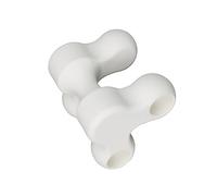 Veemoon Trigger Point Massager for Neck and Back Deep Tissue Therapy Tool for Occipital Release Shoulder Relief Lightweight Portable White